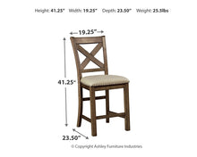 Load image into Gallery viewer, Moriville Upholstered Barstool (2/CN)
