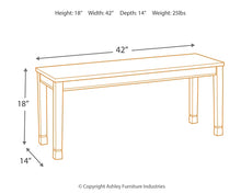 Load image into Gallery viewer, Whitesburg Large Dining Room Bench
