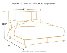 Load image into Gallery viewer, Dolante  Upholstered Bed
