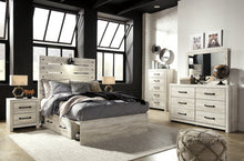 Load image into Gallery viewer, Cambeck  Panel Bed With 2 Storage Drawers
