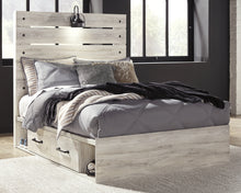 Load image into Gallery viewer, Cambeck  Panel Bed With 2 Storage Drawers
