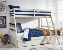 Load image into Gallery viewer, Robbinsdale Twin over Full Bunk Bed with Storage
