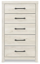 Load image into Gallery viewer, Cambeck  Panel Bed With 2 Storage Drawers With Mirrored Dresser And Chest
