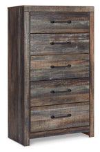 Load image into Gallery viewer, Drystan  Panel Bed With Mirrored Dresser, Chest And 2 Nightstands
