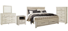 Load image into Gallery viewer, Bellaby  Platform Bed With 2 Storage Drawers With Mirrored Dresser, Chest And Nightstand
