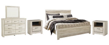 Load image into Gallery viewer, Bellaby  Panel Bed With Mirrored Dresser And 2 Nightstands
