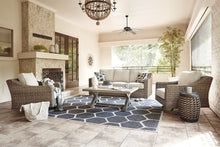 Load image into Gallery viewer, Beachcroft Outdoor Sofa and 2 Chairs with Coffee Table
