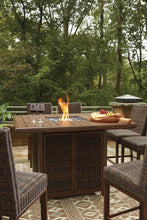 Load image into Gallery viewer, Paradise Trail Outdoor Bar Table and 8 Barstools
