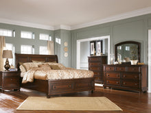 Load image into Gallery viewer, Porter  Sleigh Bed With Mirrored Dresser And 2 Nightstands
