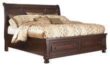 Load image into Gallery viewer, Porter  Sleigh Bed With Mirrored Dresser And 2 Nightstands
