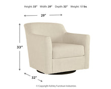 Load image into Gallery viewer, Bradney Swivel Accent Chair
