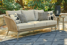 Load image into Gallery viewer, Swiss Valley Outdoor Sofa and  2 Lounge Chairs with Coffee Table and 2 End Tables
