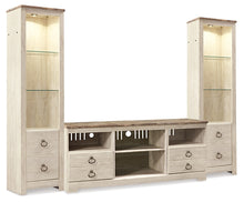 Load image into Gallery viewer, Willowton 3-Piece Entertainment Center
