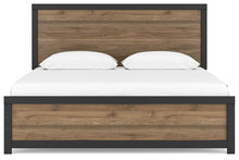 Load image into Gallery viewer, Vertani King Panel Bed with Mirrored Dresser and 2 Nightstands
