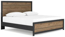 Load image into Gallery viewer, Vertani King Panel Bed with Mirrored Dresser and 2 Nightstands
