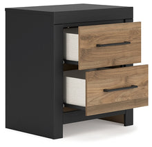 Load image into Gallery viewer, Vertani King Panel Bed with Mirrored Dresser and 2 Nightstands
