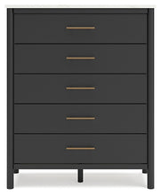 Load image into Gallery viewer, Cadmori Full Upholstered Panel Bed with Mirrored Dresser and Chest
