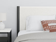 Load image into Gallery viewer, Cadmori Full Upholstered Panel Bed with Mirrored Dresser and Nightstand
