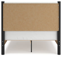 Load image into Gallery viewer, Cadmori Full Upholstered Panel Bed with Mirrored Dresser
