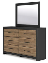 Load image into Gallery viewer, Vertani Full Panel Bed with Mirrored Dresser, Chest and Nightstand
