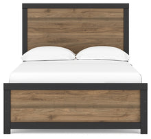 Load image into Gallery viewer, Vertani Full Panel Bed with Mirrored Dresser and Nightstand
