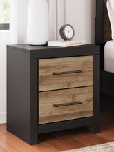 Load image into Gallery viewer, Vertani Full Panel Bed with Mirrored Dresser and Nightstand
