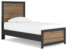 Load image into Gallery viewer, Vertani Twin Panel Bed with Mirrored Dresser, Chest and Nightstand
