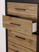 Load image into Gallery viewer, Vertani Twin Panel Bed with Mirrored Dresser, Chest and Nightstand
