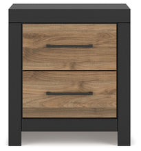 Load image into Gallery viewer, Vertani Twin Panel Bed with Nightstand
