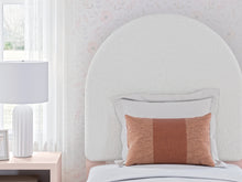 Load image into Gallery viewer, Wistenpine Twin Upholstered Panel Bed with Mirrored Dresser
