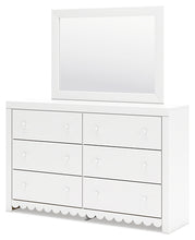 Load image into Gallery viewer, Mollviney Full Panel Headboard with Mirrored Dresser
