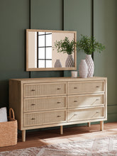 Load image into Gallery viewer, Cielden Full Panel Bed with Mirrored Dresser
