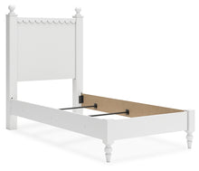 Load image into Gallery viewer, Mollviney Twin Panel Bed with Mirrored Dresser
