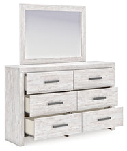 Load image into Gallery viewer, Cayboni Full Panel Bed with Mirrored Dresser and Nightstand
