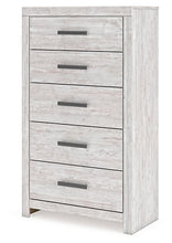 Load image into Gallery viewer, Cayboni Full Panel Bed with Mirrored Dresser, Chest and 2 Nightstands
