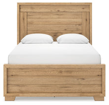 Load image into Gallery viewer, Galliden Queen Panel Bed with Mirrored Dresser, Chest and 2 Nightstands
