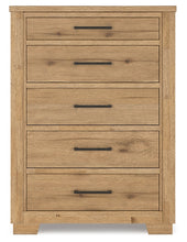 Load image into Gallery viewer, Galliden Queen Panel Bed with Mirrored Dresser, Chest and 2 Nightstands
