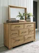 Load image into Gallery viewer, Galliden Queen Panel Bed with Mirrored Dresser, Chest and 2 Nightstands
