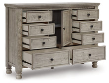 Load image into Gallery viewer, Harrastone California King Panel Bed with Dresser and Nightstand
