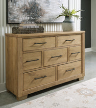 Load image into Gallery viewer, Galliden Queen Panel Bed with Dresser and Nightstand
