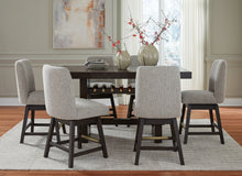 Load image into Gallery viewer, Burkhaus Counter Height Dining Table and 6 Barstools
