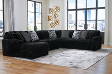 Load image into Gallery viewer, Midnight-Madness 4-Piece Sectional with Chaise
