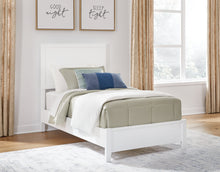 Load image into Gallery viewer, Binterglen Twin Panel Bed with Mirrored Dresser and 2 Nightstands
