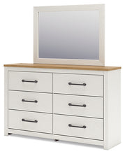 Load image into Gallery viewer, Linnocreek Full Panel Bed with Mirrored Dresser
