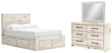 Load image into Gallery viewer, Lawroy Full Panel Storage Bed with Mirrored Dresser
