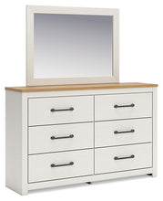 Load image into Gallery viewer, Linnocreek Full Panel Bed with Mirrored Dresser
