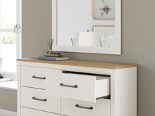 Load image into Gallery viewer, Linnocreek Full Panel Bed with Mirrored Dresser
