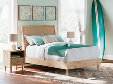 Load image into Gallery viewer, Cielden Full Panel Bed with Mirrored Dresser and 2 Nightstands
