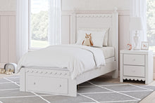 Load image into Gallery viewer, Mollviney Twin Panel Storage Bed with Dresser and Nightstand
