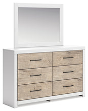 Load image into Gallery viewer, Charbitt Twin Panel Bed with Mirrored Dresser and Chest
